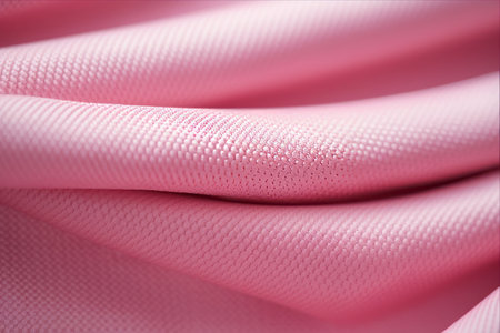 Exploring the Intricate Details of a Pink Textile Pattern: A Captivating Close-Up Shot with Selective Focusの素材