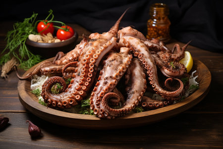 Dried Octopus and Fish: A Delectable and Chewy Snack Recipe for Housewivesの素材