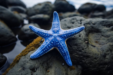 Mesmerizing Blue Starfish of the Shallow Waters: Meet Linckia laevigataの素材