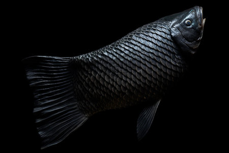 Fishtail Fantasia: An Overhead Odyssey on a Textured Canvasの素材