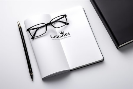 Unveiling the Rule: Content is King - A Business Concept Explored Through Notebooks, Text, and Glassesの素材