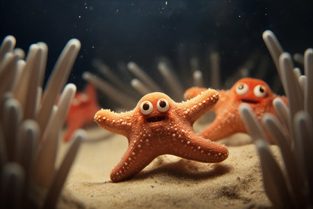 Unraveling the Mystery of Starfish's Moving Tube Feetの素材