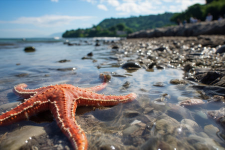 Tragic Encounter: Starfish and the Enchanting Shores of Baliの素材