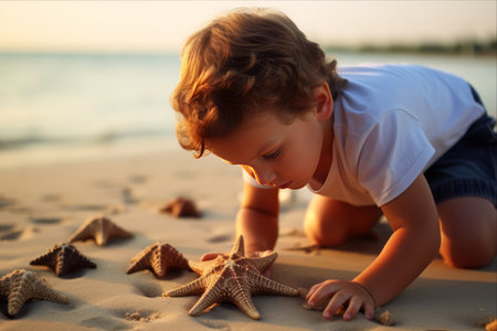 Unlocking the Marvels of Ocean Life: Starfish Discovery for Curious Kidsの素材