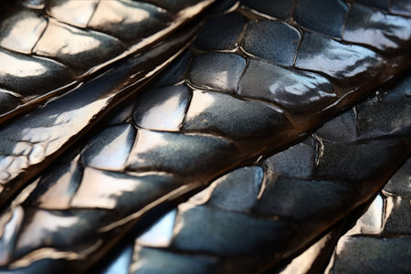 Revealing the Intricate Patterns of Mackerel Fish Skin in Close-Up -- AR 3:2の素材