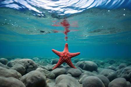 Dazzling Starfish: Exploring the Colorful Wonders of the Red Seaの素材