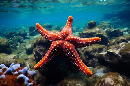 Enchanting World of Starfish: Exploring the Captivating Sea Stars of Indonesiaの素材