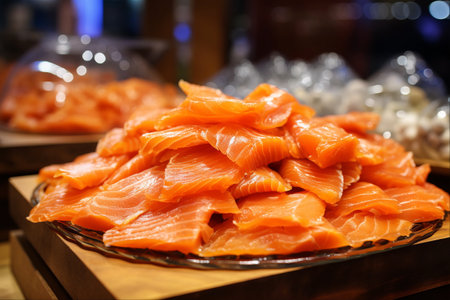Cold Smoked Salmon Belly Strips: Authentic Russian Delicacy Now Available in Store Showcase!の素材