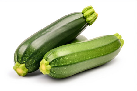Vibrant Zucchini: Transparency, Isolation, and Appetizing Slices!の素材
