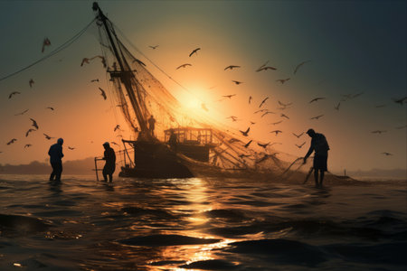 From the Sea to the Land: The Catching Techniques of Fishermen and Industrial Fishermenの素材