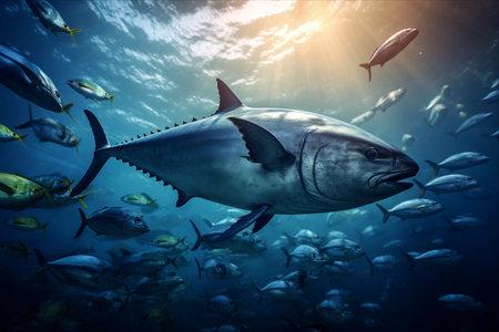 Tuna's Aquatic Haven: Exploring the Enigmatic Underwater Wild Worldの素材
