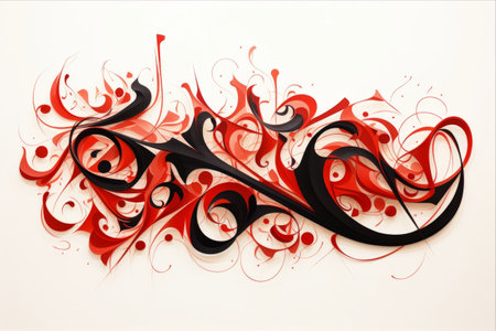 Embarking on a Journey of Love: Exploring the Art of Calligraphy --ar 3:2の素材
