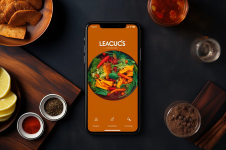Licious Logo Shines on Phone Screen in West Bengal, India - Captivating Stock Imageの素材