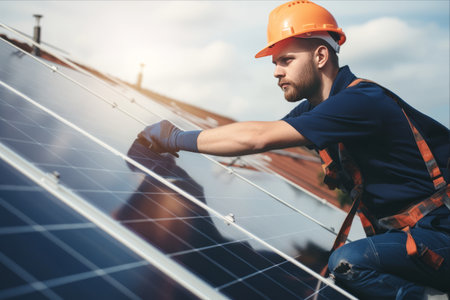 Empowering the Future: Exploring the Role of Electricians and Engineers in Solar Panel Installation for Sustainable Energyの素材