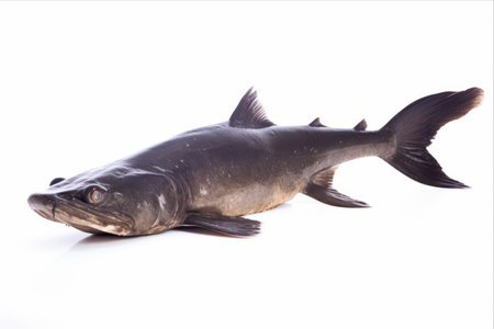 Captivating Closeup: The Majestic Wels Catfish - A Jewel of the Freshwater Worldの素材