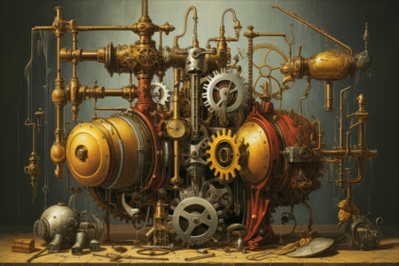 The Fascinating Mechanics Elements Explored in a 3:2 Perspectiveの素材