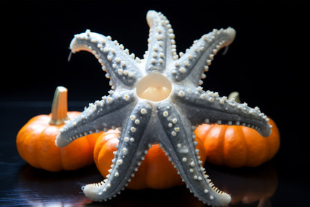 Enchanting Halloween Starfish: A Captivating 3:2 Adventureの素材