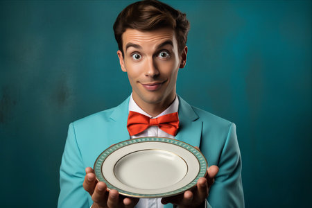 Apologies Delivered with a Side of Humor: The Hilarious Blue Bow Tie Conundrumの素材