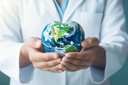 Embracing the Earth: Celebrating World Health Day for a Sustainable Futureの素材