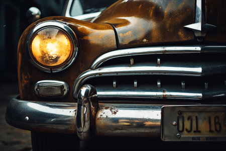 Unraveling the Timeless Charm: The Headlight of the Classic 3:2 Carの素材