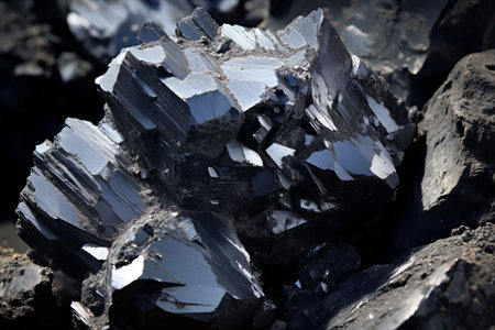 The Fascinating World of Natural Pure Lead Ore: A Historic Mineral Found in Earth's Crustの素材