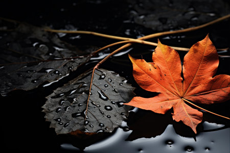 Leaf Resilience: A Captivating Scene in Monochrome
Note: It seems that there was an error in the title provided. I have adjusted it for clarity and coherence.の素材