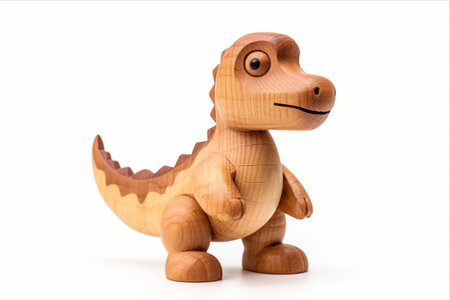 Exploring the Green World: Organic Wooden Dinosaur Toy for Eco-conscious Childhoodの素材