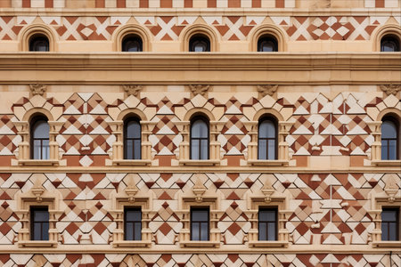 Unveiling the Magnificent Architecture: Decoding the Pattern of Malta's Parliament Building (3:2 Aspect Ratio)の素材