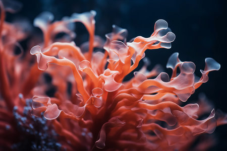 Coral in Motion: An Astonishing Display of Slow Motion and Fast Movement - AR 3:2の素材