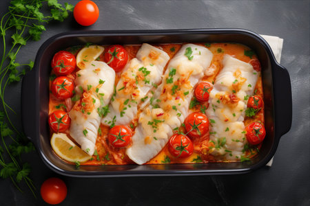 Tempting Tomato Baked Monkfish: A Scrumptious Seafood Delightの素材