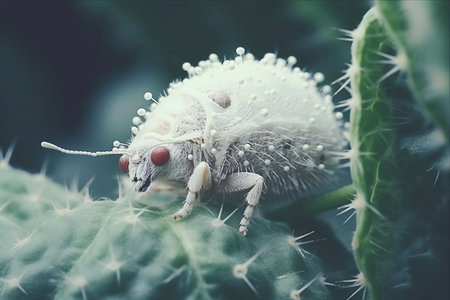 The Looming Threat: Unveiling the Devastating Effects of Cotton Mealybug on Tropical Fruit and Ornamental Plantsの素材