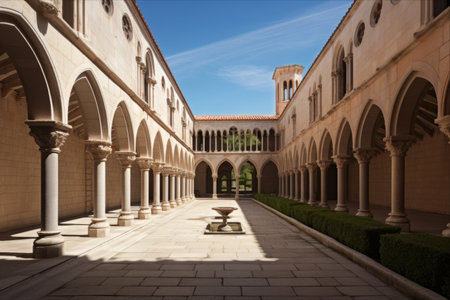 Exploring the Enchanting Abbey of Santa MarÃ­a la Real de Las Huelgas: A Historical Gem near Burgos, Spainの素材