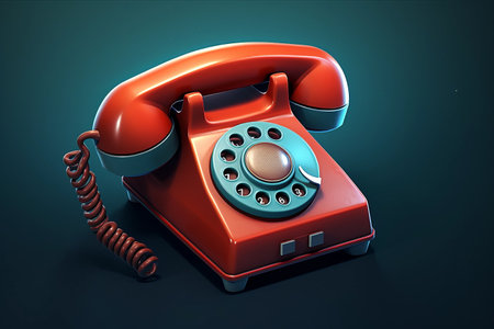 Revolutionary Phone Icon with a 3:2 Aspect Ratio Designの素材