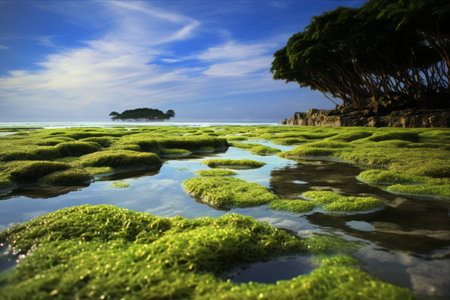 The Ecological Significance of Algae and Seaweed in Indonesia's Beaches: Exploring Their Role in Marine, Freshwater, and Terrestrial Ecosystemsの素材