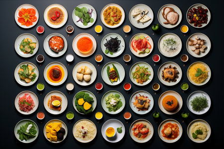 Exploring The Exquisite Restaurant Meals Catalog in AR 3:2の素材