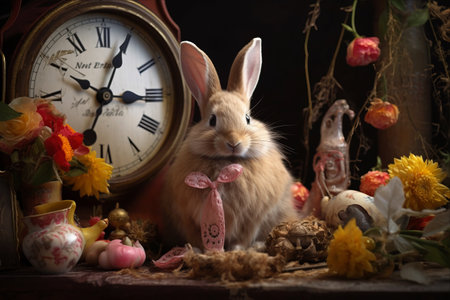 The Significance of Rabbits on Easter: Celebrating the Day of Rest and the Symbolic Importance in Stuffed Creationsの素材