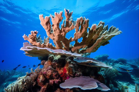 Unveiling the Caribbean's Key Architect: Elkhorn Coral (Acropora palmata)の素材