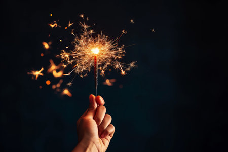 Festive Illumination: Embracing the Sparkling Magic of New Year, Christmas, and Other Momentous Celebrationsの素材