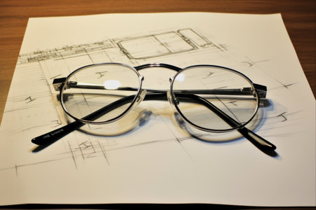 Vision of Success: Embracing Business Strategies on Paper with AR 3:2 Glassesの素材