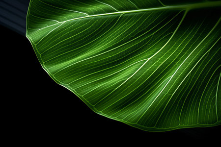 Exploring the Intricate Veins: Unveiling the Hidden Beauty of Leaf's Rear - AR 3:2 Concept Backgroundの素材