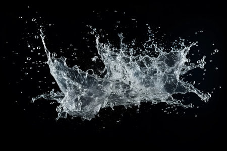 Explosive Water Splash: Captivating Form, Frozen in Timeの素材