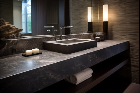 Unveiling the Uniqueness: A Contemporary Vanity in the Modern Bathroom -AR 3:2の素材