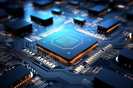 The Evolution of Motherboards and Electronic Components in Modern Computer Technologies: A Glimpse into Cutting-Edge Electronics Productionの素材