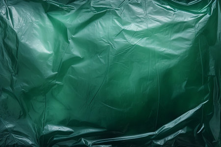 Embracing Sustainability: Polyethylene's Versatile Canvas as a Dark Green Abstract Background Templateの素材
