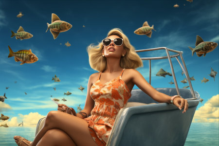 Immersive Marine Escapades: Dive into the Ultimate Summer Vacation - AR 3:2の素材