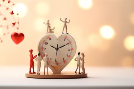 Revitalizing Health: Celebrating World Health Day with Stethoscope & Heart Motifs on Light Backgroundの素材