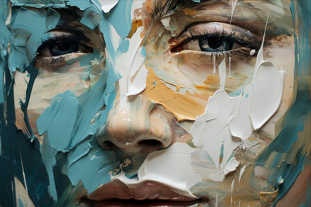 Expressive Accidents: Exploring Smudges and Paint Smears in 3:2 ARの素材
