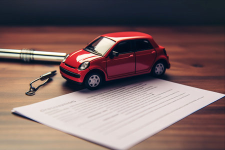 Enhancing Vehicle Safety: Exploring Car Insurance Policies, Rental Car Documents, and AR Technologyの素材