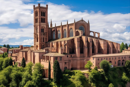 The Majestic Albi Cathedral: A Timelapse Journey through the Cathedral Basilica of Saint Ceciliaの素材
