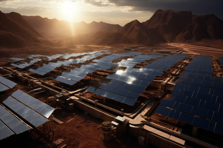 Efficient and Sustainable: The AR 3:2 Solar Power Station Revolutionizes Energy Generationの素材